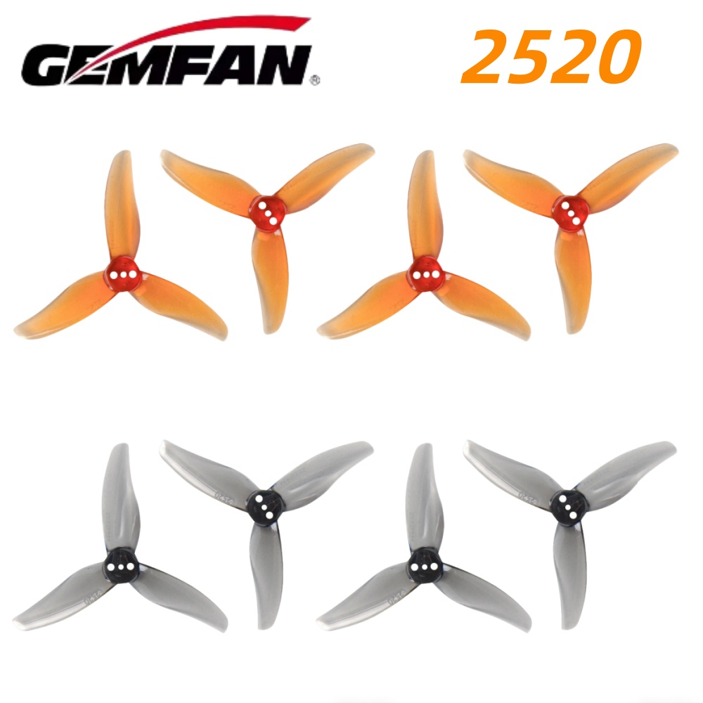 Rc Airplane Drone - 4Pairs Gemfan Hurricane 2520 2.5X2X3 3-Blade