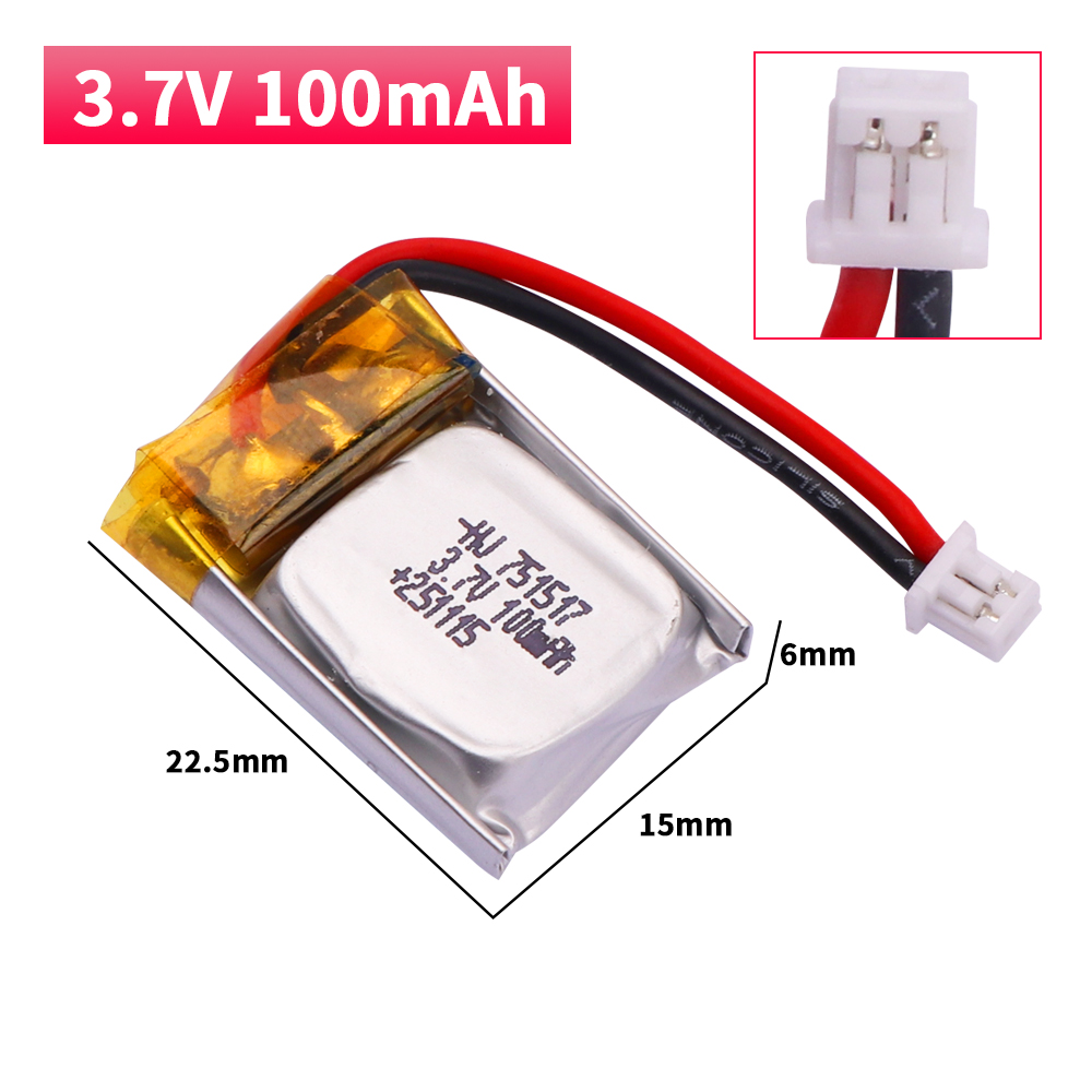 100mah 3.7V Lipo Battery FQ777 - Drone Fq777 Rc Quadcopter 评论和价格