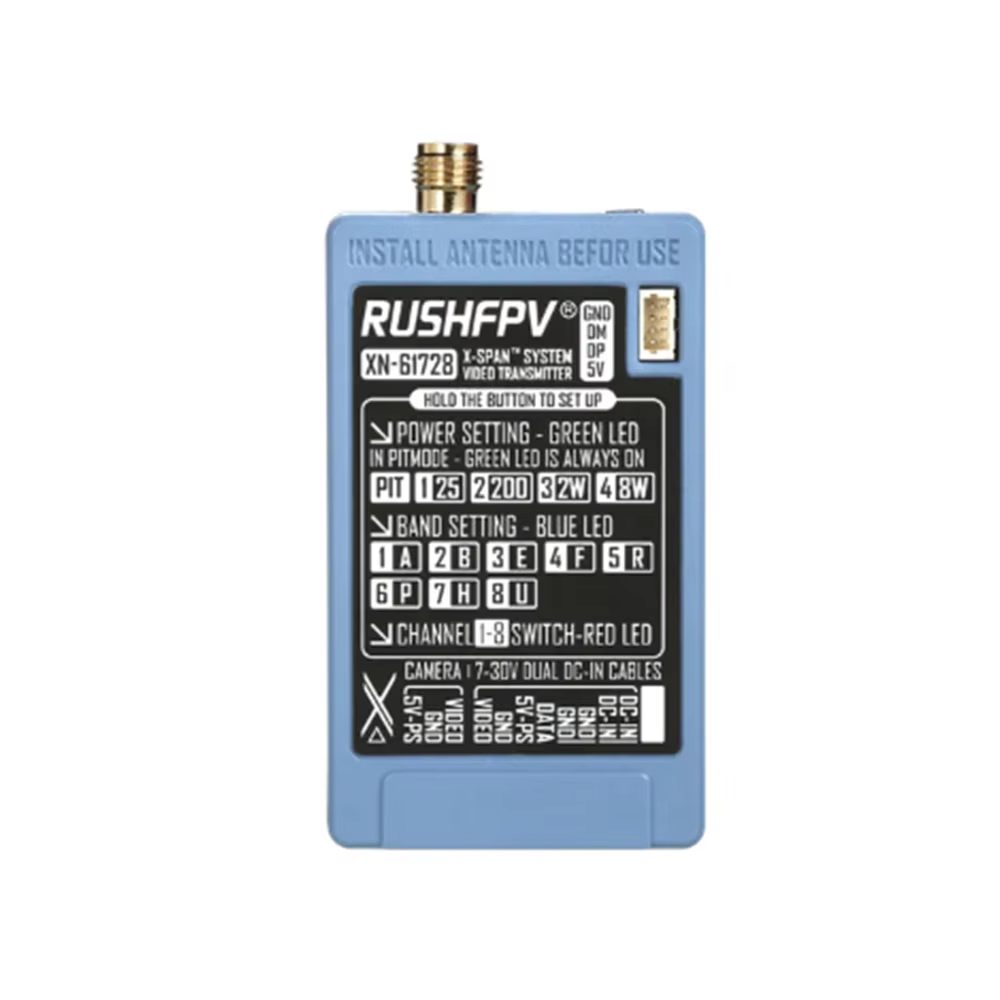 RUSHFPV 6.1‑7.2G 8W X61728 VTX - Vtx Video Transmitter 评论和价格