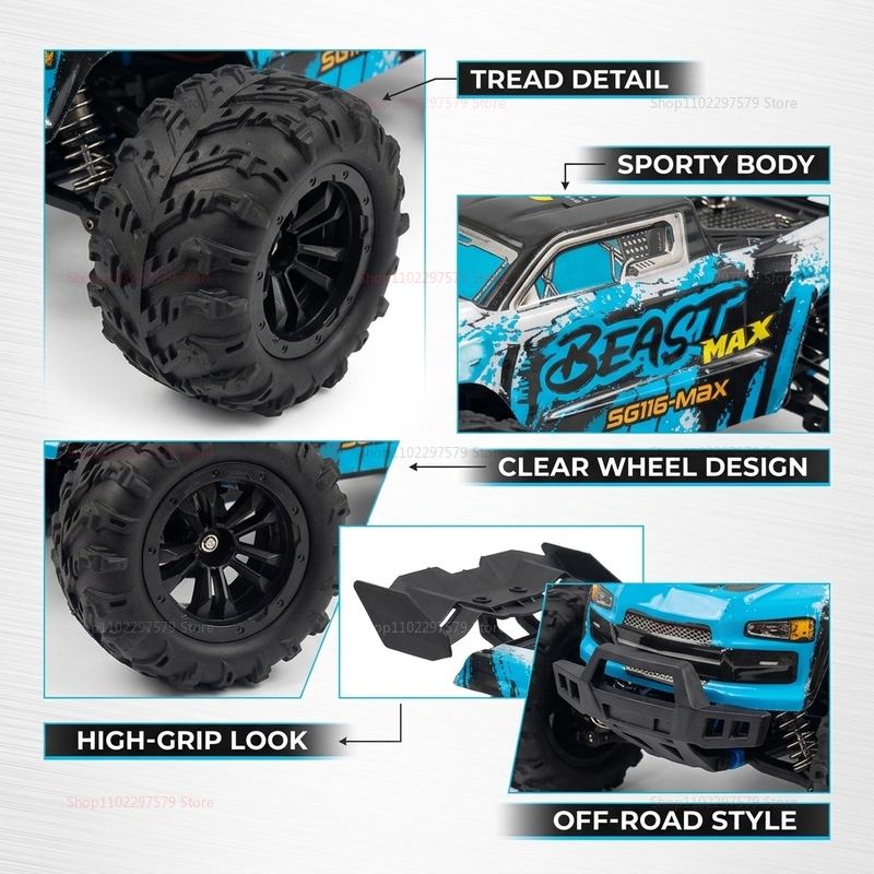 SG116‑MAX/PRO 4WD Remote Contr - Rc Suspension Arm 评论和价格