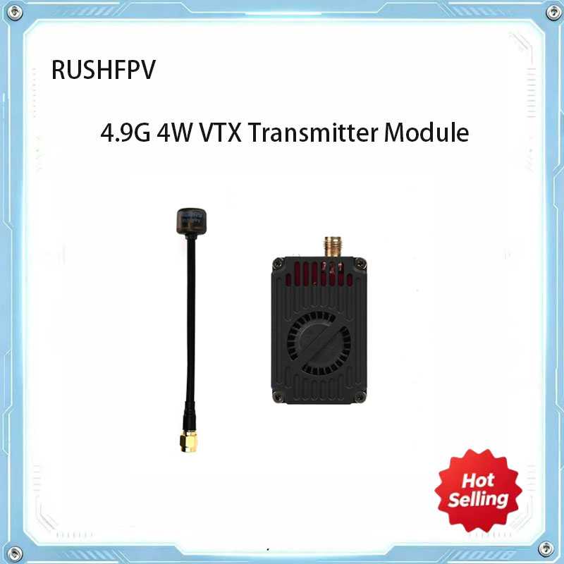 RUSHFPV 4.9GHz 4W VTX FPV Vide - Vtx Video Transmitter 评论和价格