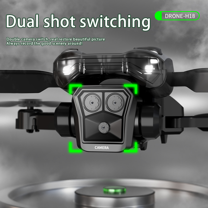 H18‑2 Foldable RC Drone Dual C - Drone Rc Foldable 评论和价格
