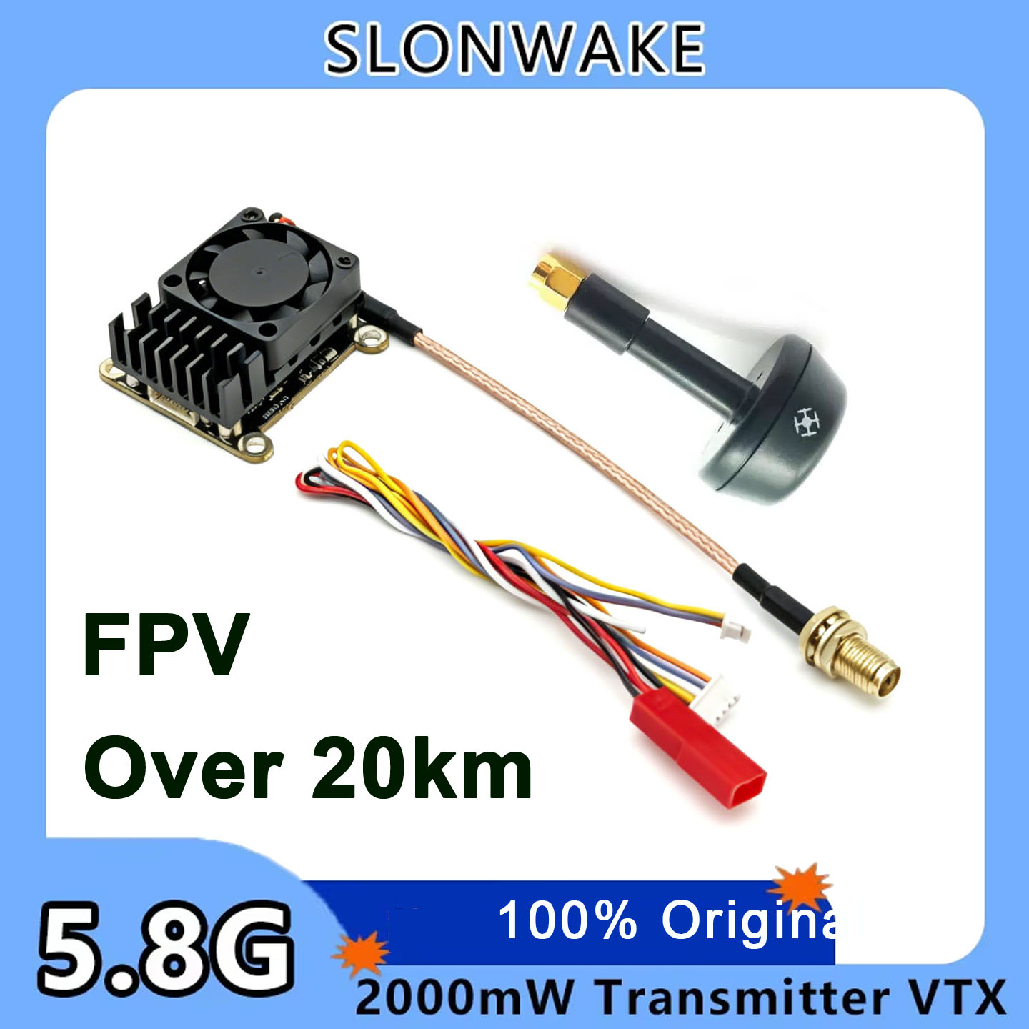 New upgrade 5.8Ghz 2W adjustab - Vtx Video Transmitter 评论和价格