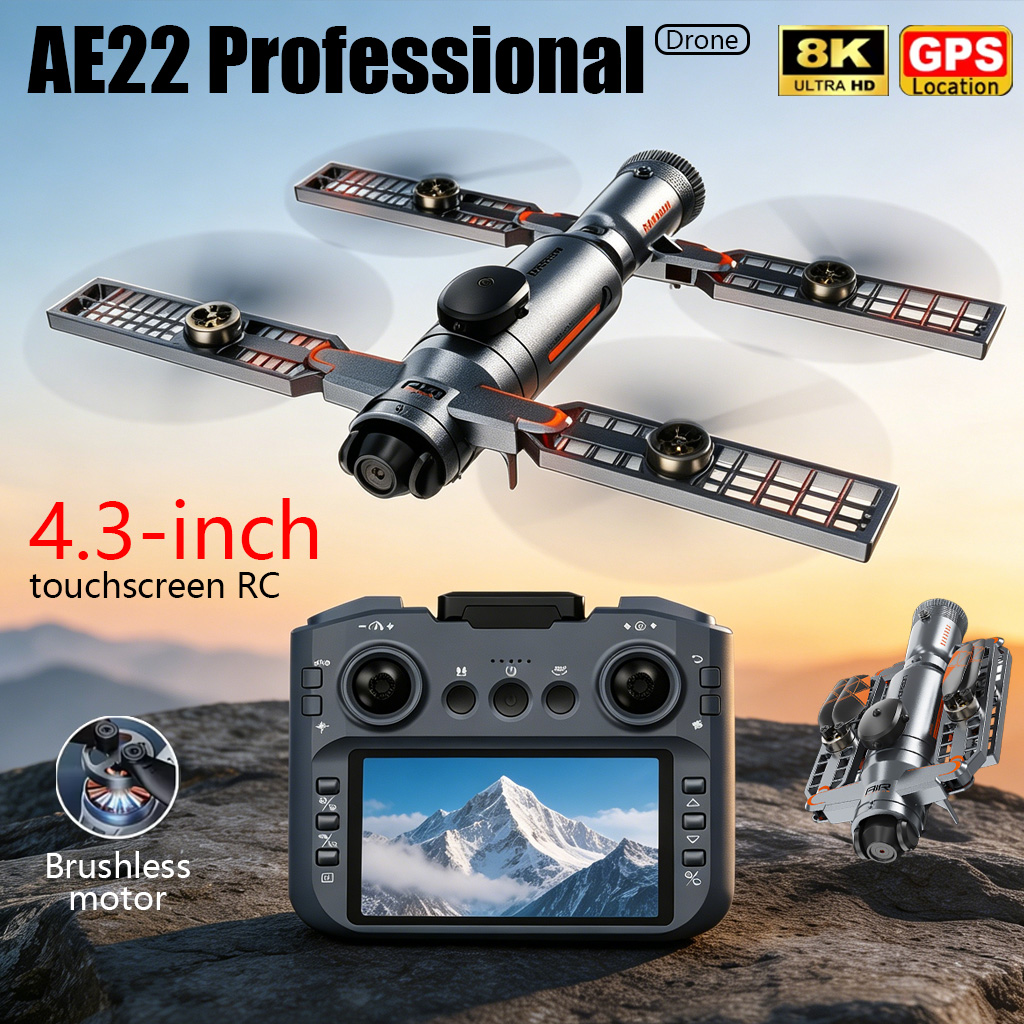 Upgraded AE22 PRO MAX Foldable - Drone Rc Price 评论和价格