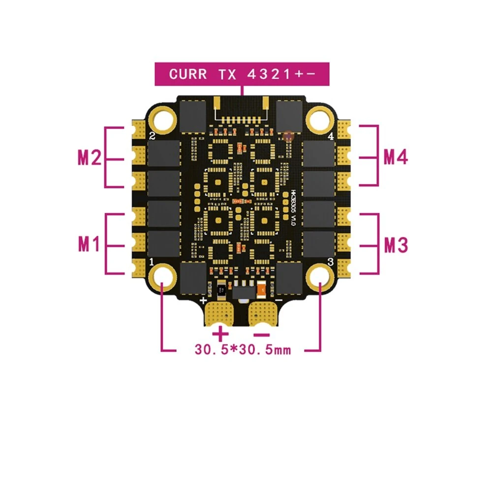 HAKRC 60A Blheli_32 2-6S 4 In  - Esc 4In1 Brushless 评论和价格