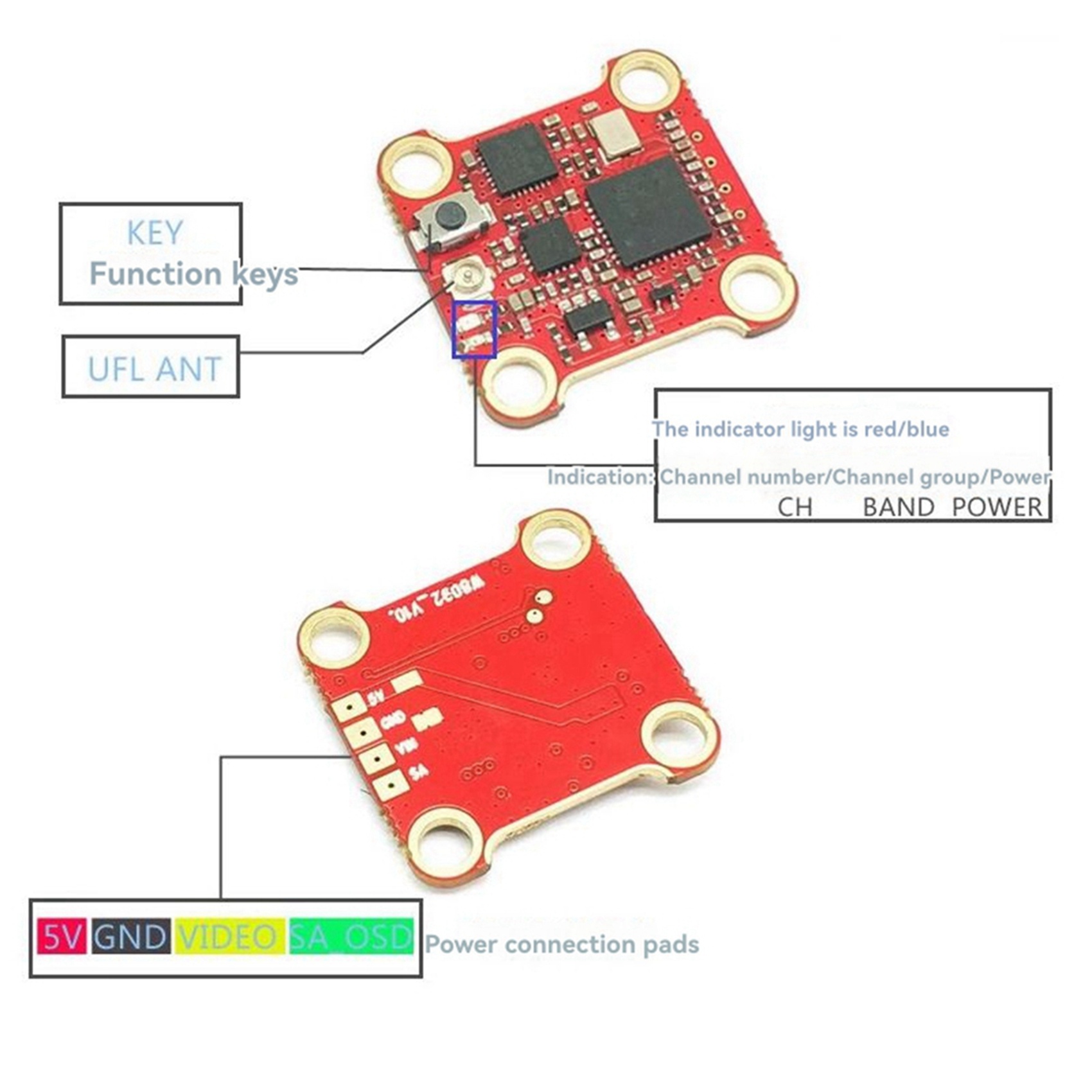 【HOT-PRICE!】2X 5.8G 400Mw VTX  - Drone Rc Price 评论和价格
