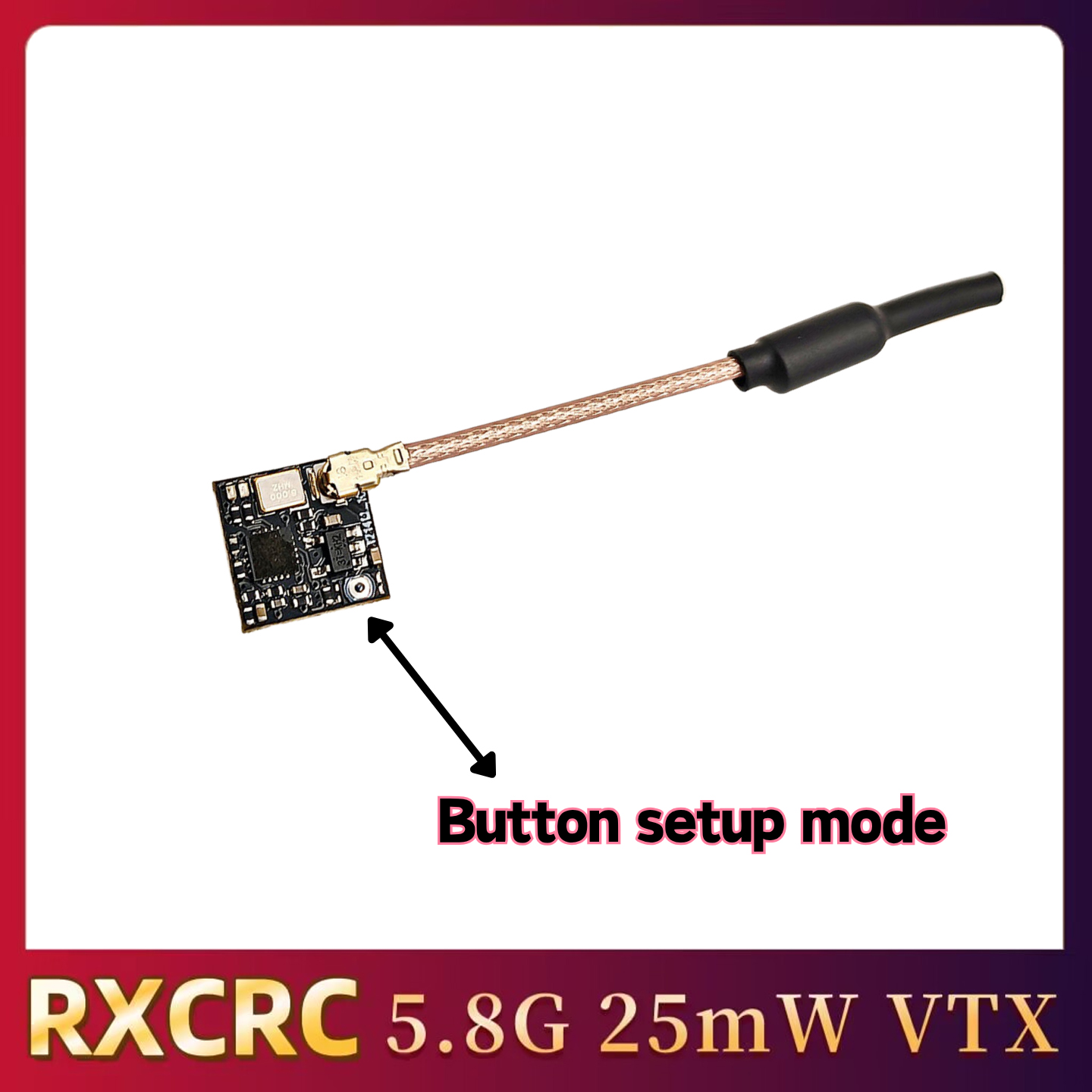RXCRC 5.8GHz 48CH FPV 25mW Ana - Drone Rc Remote 评论和价格
